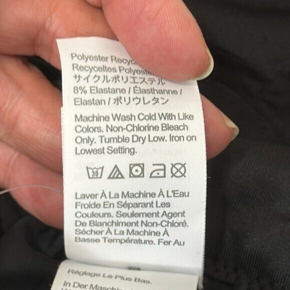 J. Crew Draped Blouson One Piece Swimsuit Women's Plus 24 Black New Halter - Picture 5 of 15